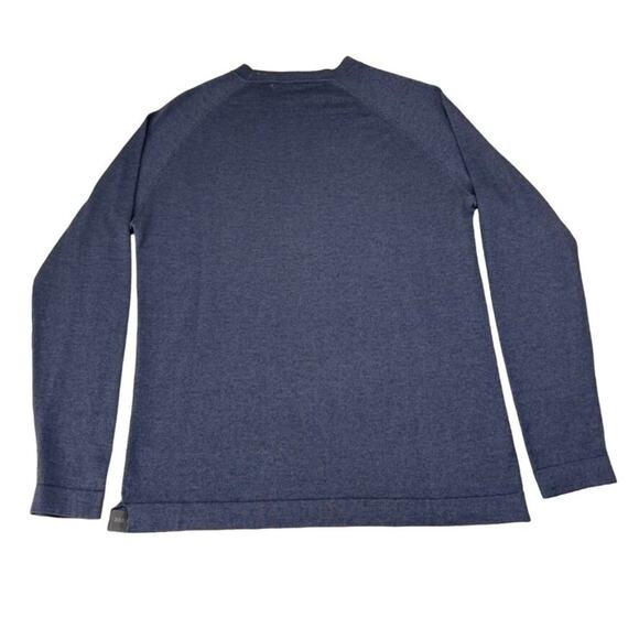 Thinple Sweater Womens Large Blue Thinking Simple Long Sleeve Cashmere Silk - Picture 3 of 11